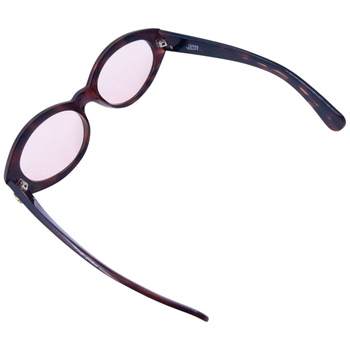 Vintage 2000s Gianni Versace Tortoise Shell Sunglasses