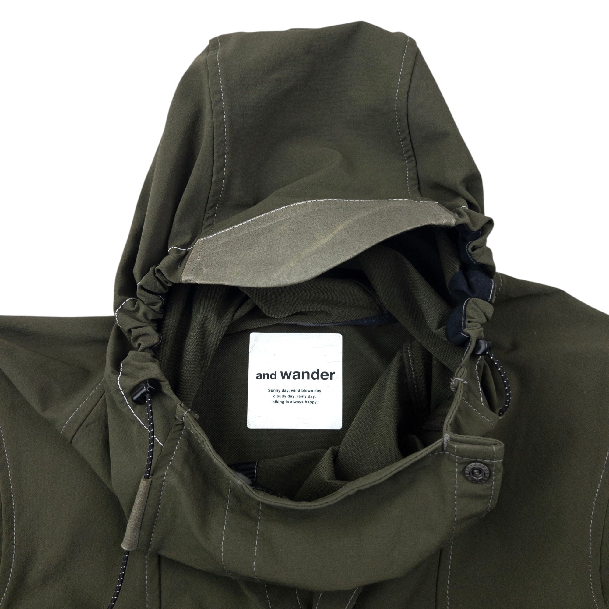 And Wander Pullover Rain Jacket Size M