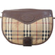 Vintage 90s Burberry Nova Check Leather Crossbody Bag