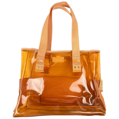 Vintage Dior Vinyl Tote Shoulder Bag