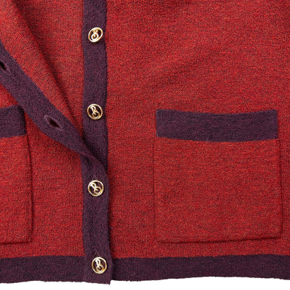 Vintage 90s Burberry Wool Cardigan Womens Size XL