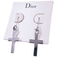 Vintage 2000s Dior By John Galliano Silver Cross Earrings