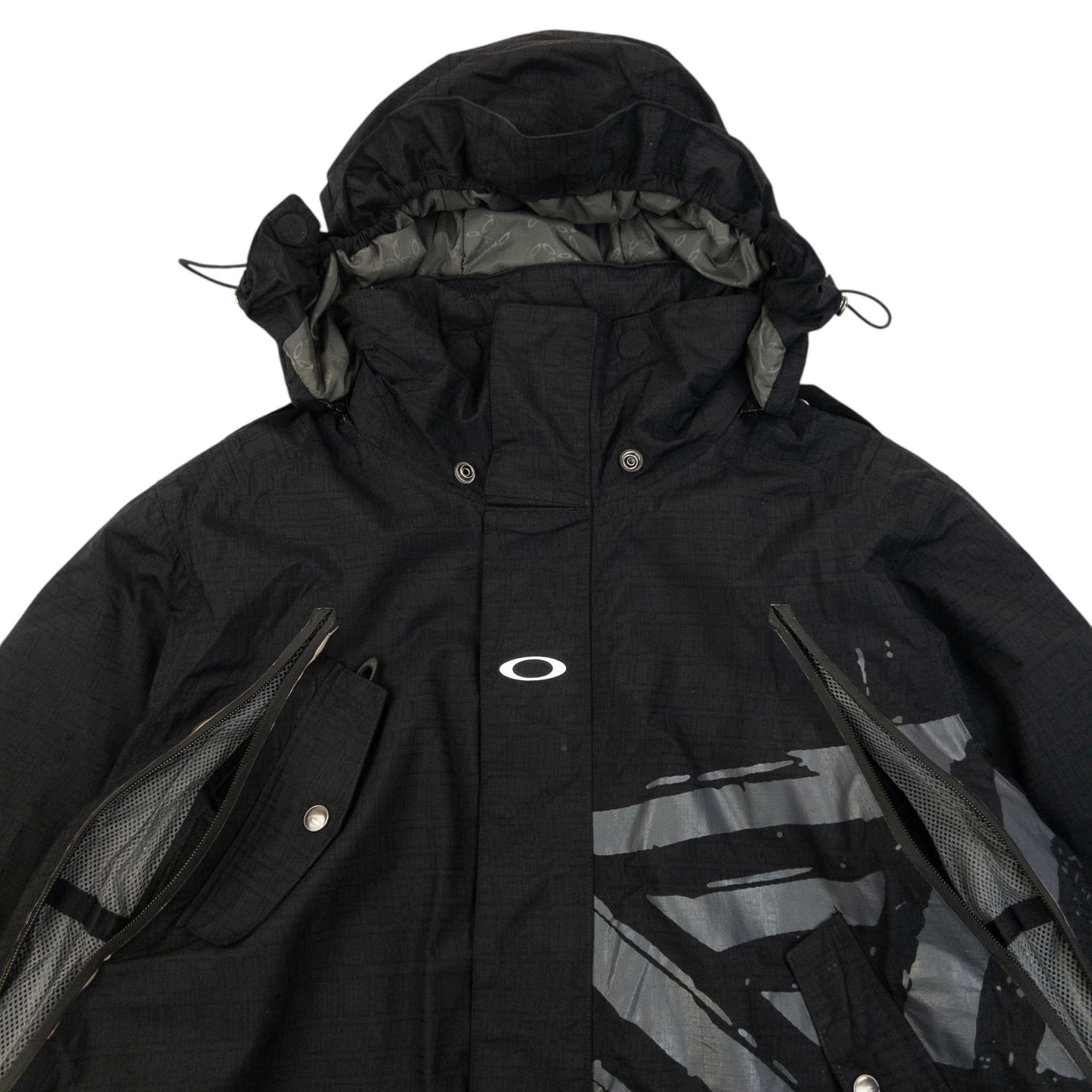 Vintage 2000s Oakley Zip Up Snowboarding Jacket Size XL