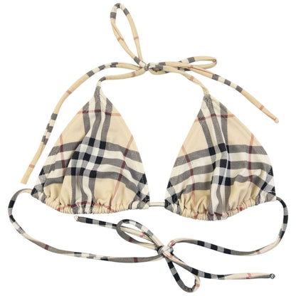 Vintage 2000s Burberry Nova Check Bikini Set Womens Size L