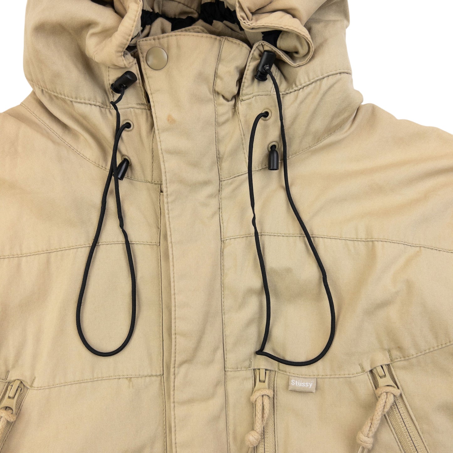 Vintage 2000s Stussy Multi Zip Up Jacket Size L