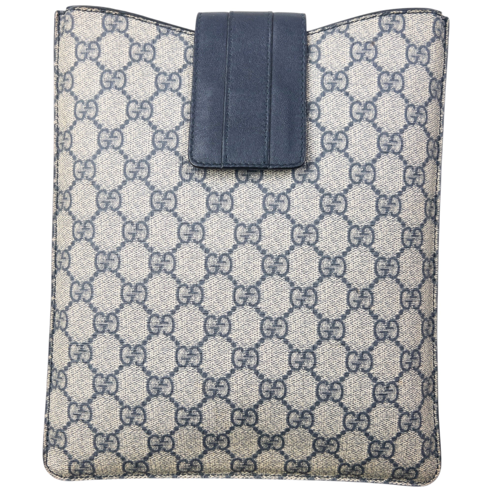 Vintage Gucci Monogram Leather Tablet Sleeve Case