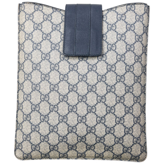 Vintage Gucci Monogram Leather Tablet Sleeve Case