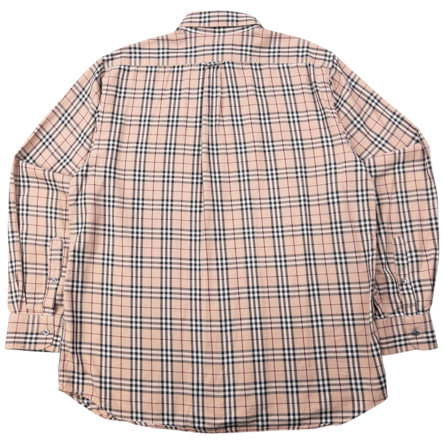 Vintage 2000s Burberry Nova Check Long Sleeve Button Up Shirt Size L