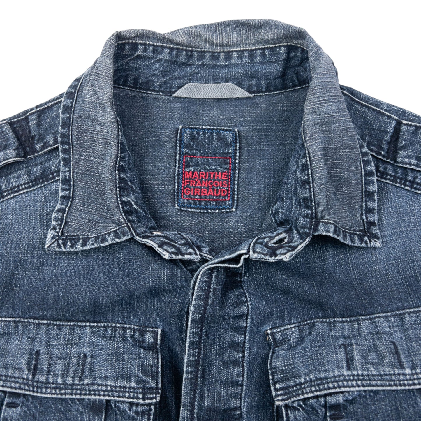 Vintage 2000s Marithe + Francois Girbaud Button Up Denim Jacket Size M