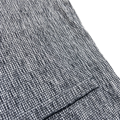 Vintage Yohji Yamamoto Checkered Ruched Button Up Shirt Size M