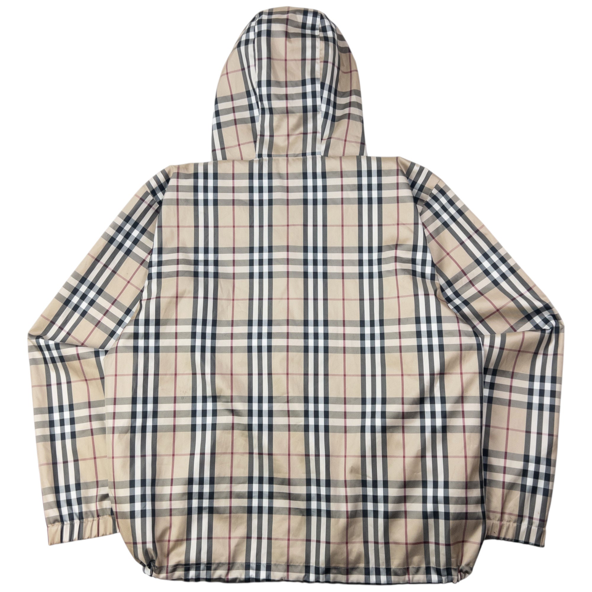 Vintage 2000s Burberry Nova Check Q Zip Jacket Size L
