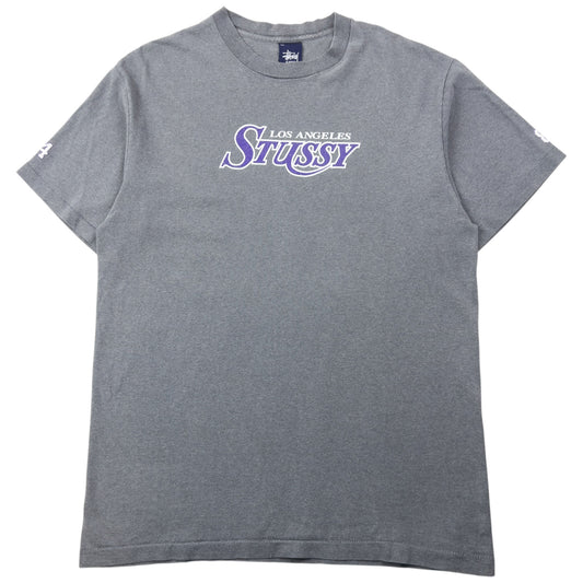 Vintage Stussy LA Lakers Logo Graphic T Shirt Size M