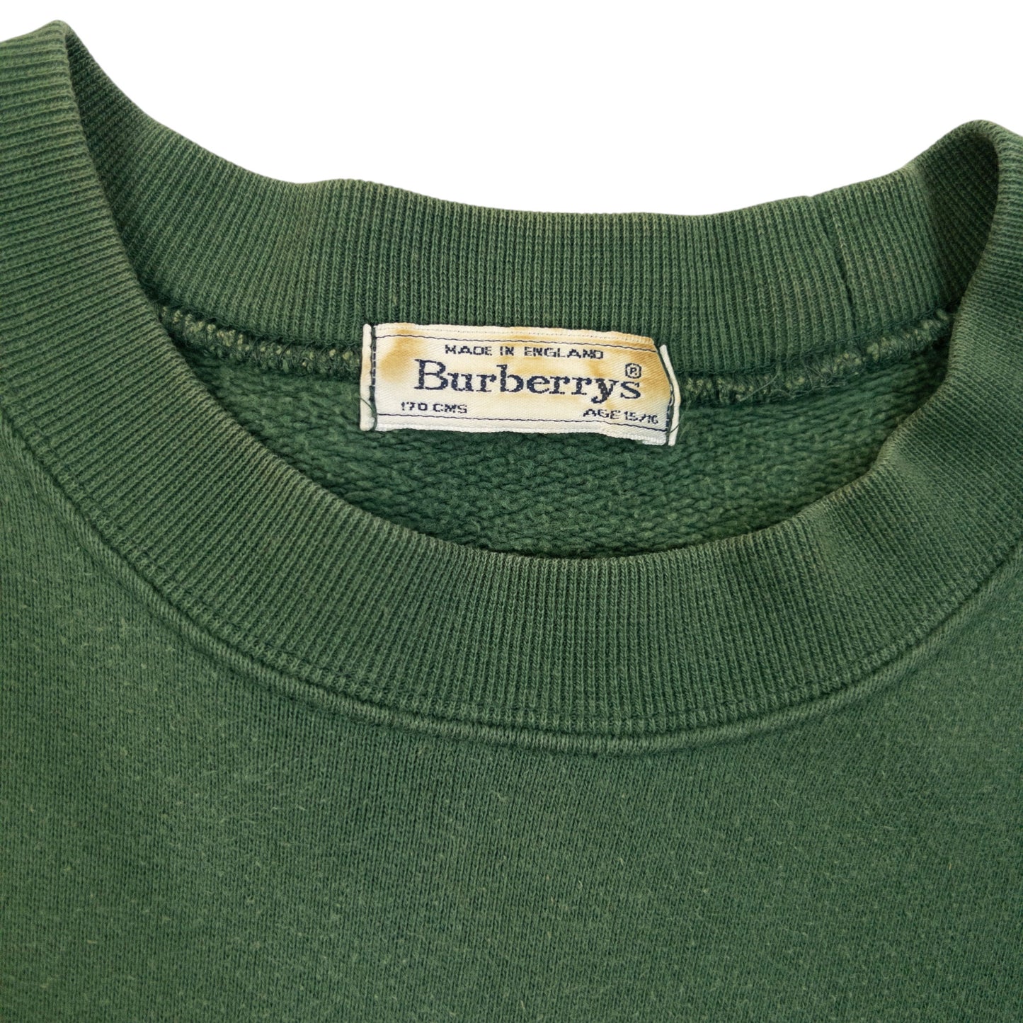 Vintage 90s Burberry Embroidered Sweatshirt Size S