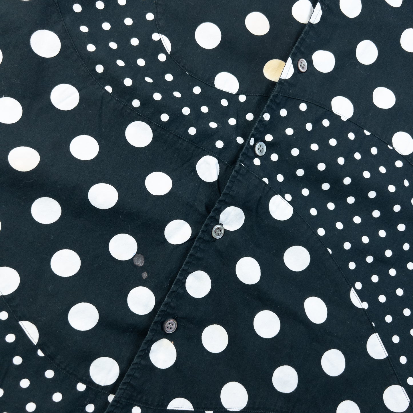 Vintage 2000s Frapbois By Issey Miyake Polka Dot Button Up Shirt Size S