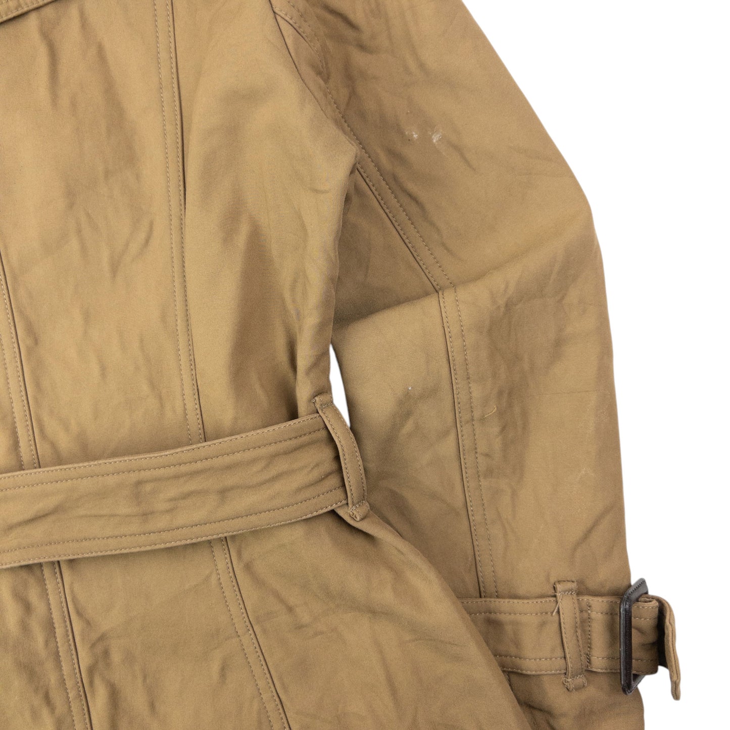 Vintage 2000s Burberry Belt Waist Trench Jacket Womens Size S