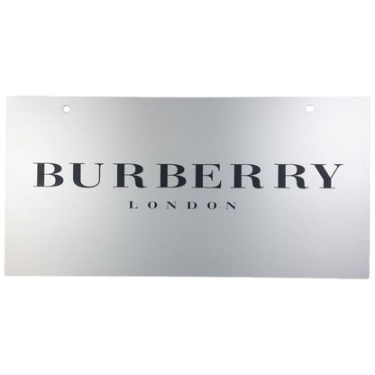 Vintage Burberry Metal Store Sign