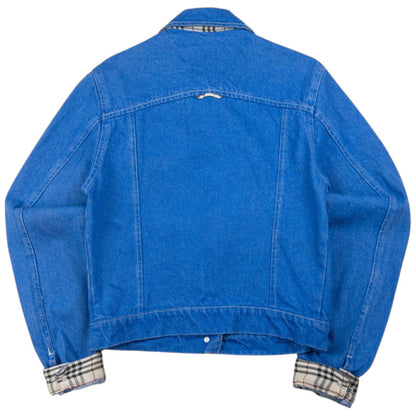 Vintage Burberry Button Up Denim Jacket Womens Size S