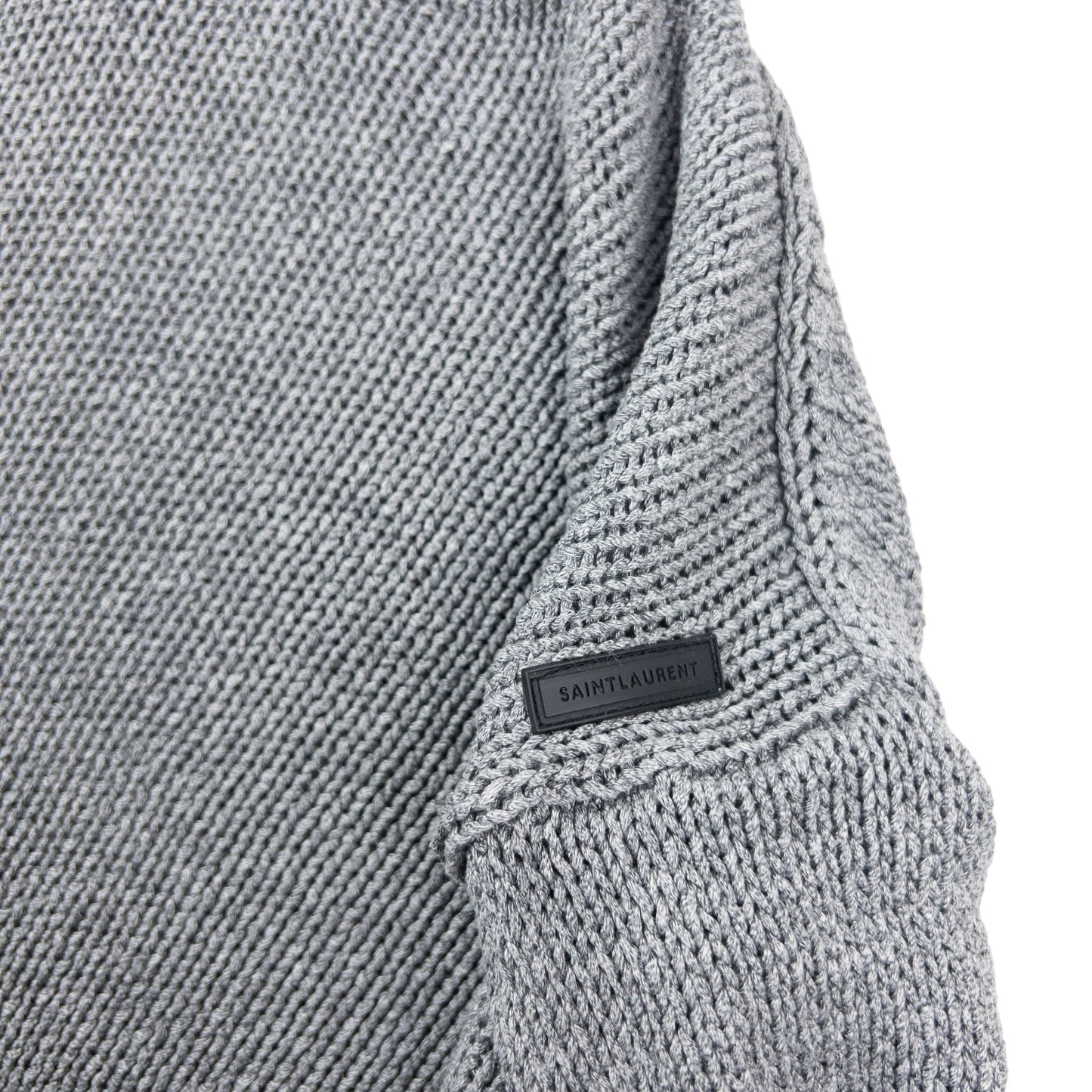 Vintage 2000s Saint Laurent Knitted Hoodie Size M