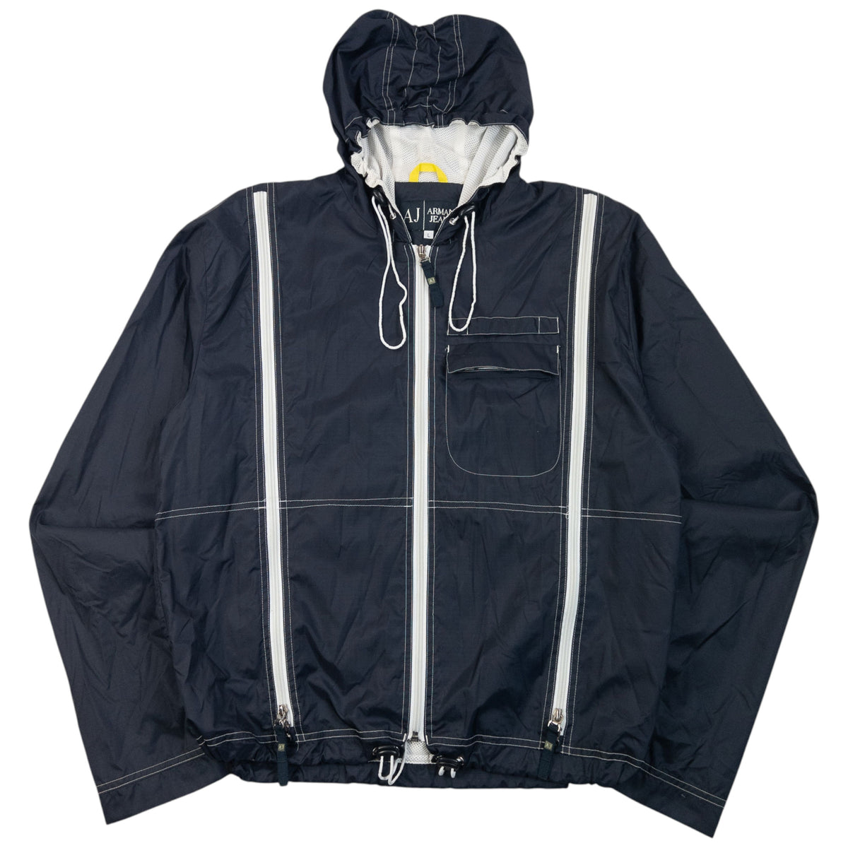 Vintage 2000s Armani Jeans Full Zip Ventilated Jacket Size S