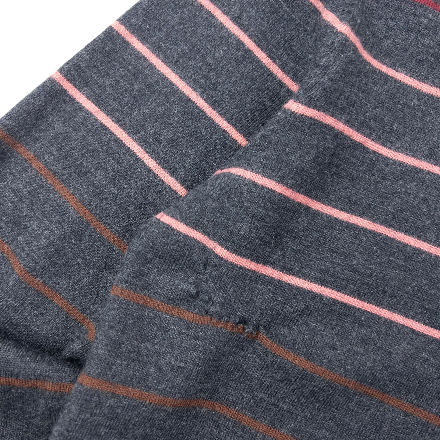 Vintage 2000s YSL Yves Saint Laurent Striped Wool Jumper Size S