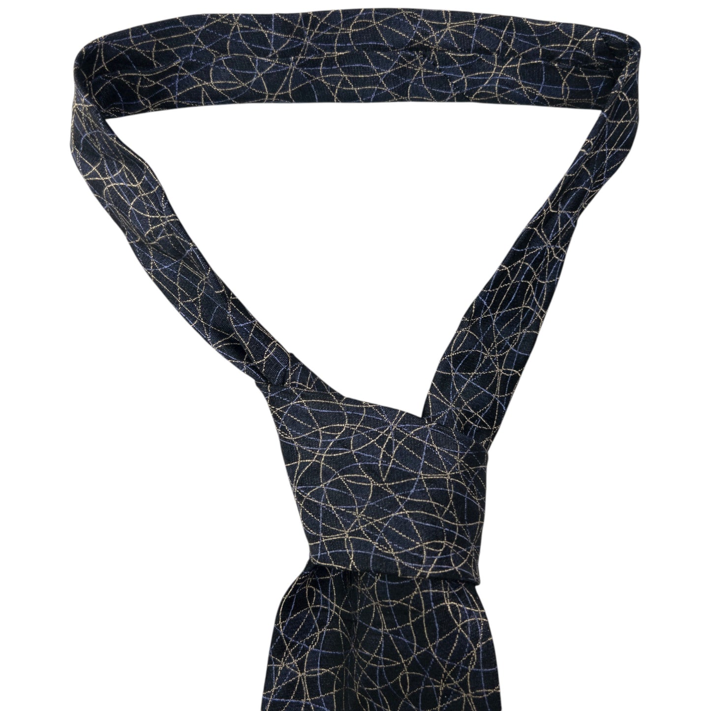 Vintage 90s Issey Miyake Pattern Silk Tie