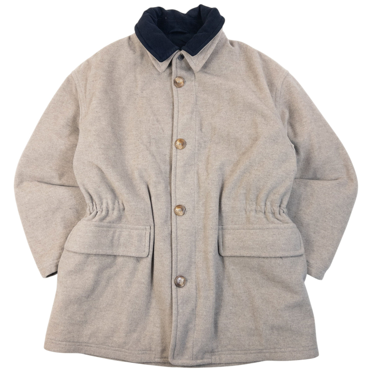 Vintage 90s Hugo Boss Layered Cashmere Wool Jacket Size XL