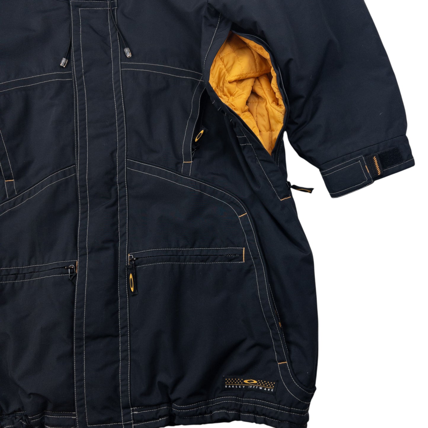 Vintage Oakley Zip Up Snowboarding Jacket Size XL