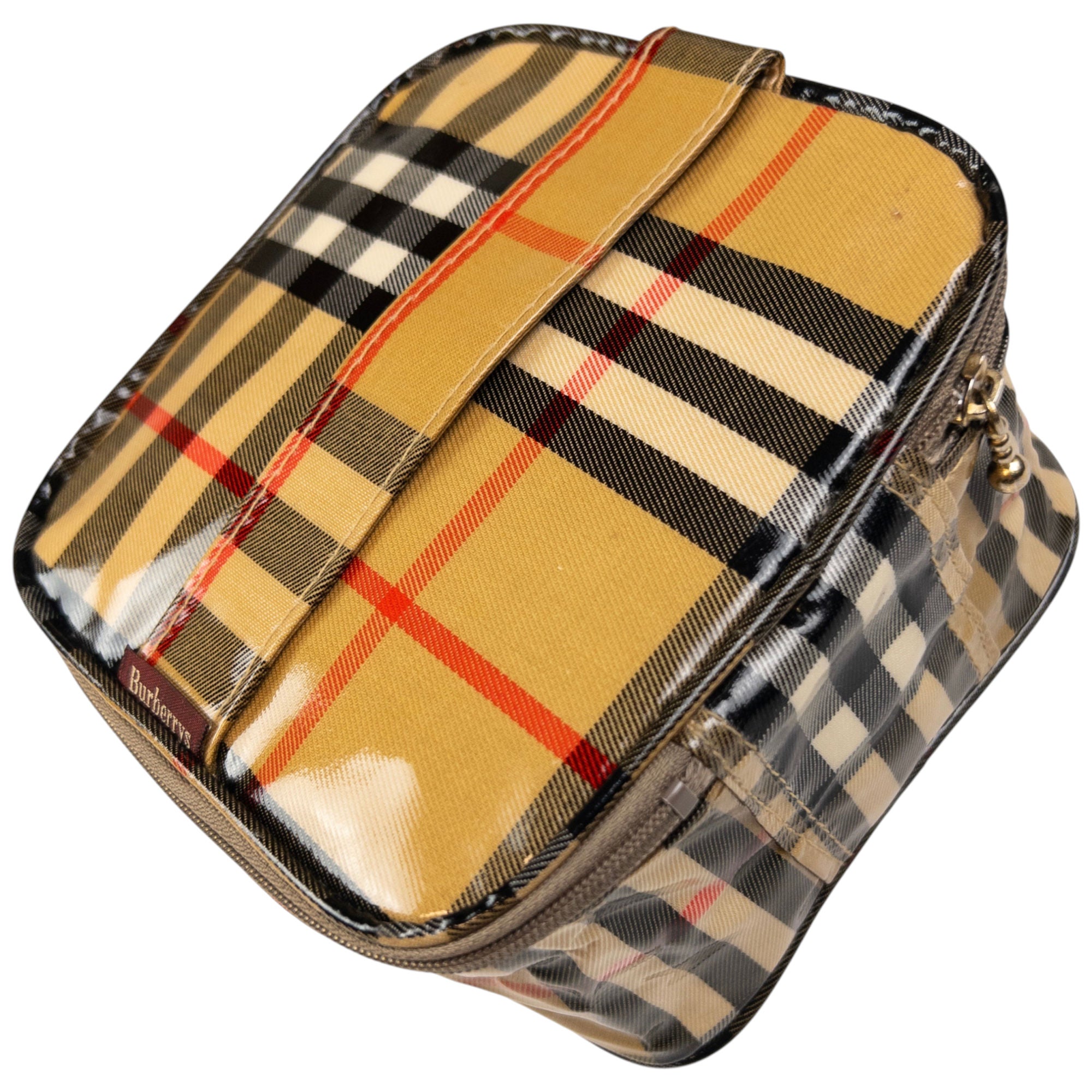 Vintage Burberry Nova Check Mini Travel Bag