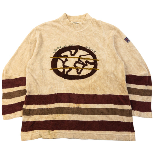 Vintage 90s Hai Sporting Gear By Issey Miyake Fleece Sweatshirt Size S