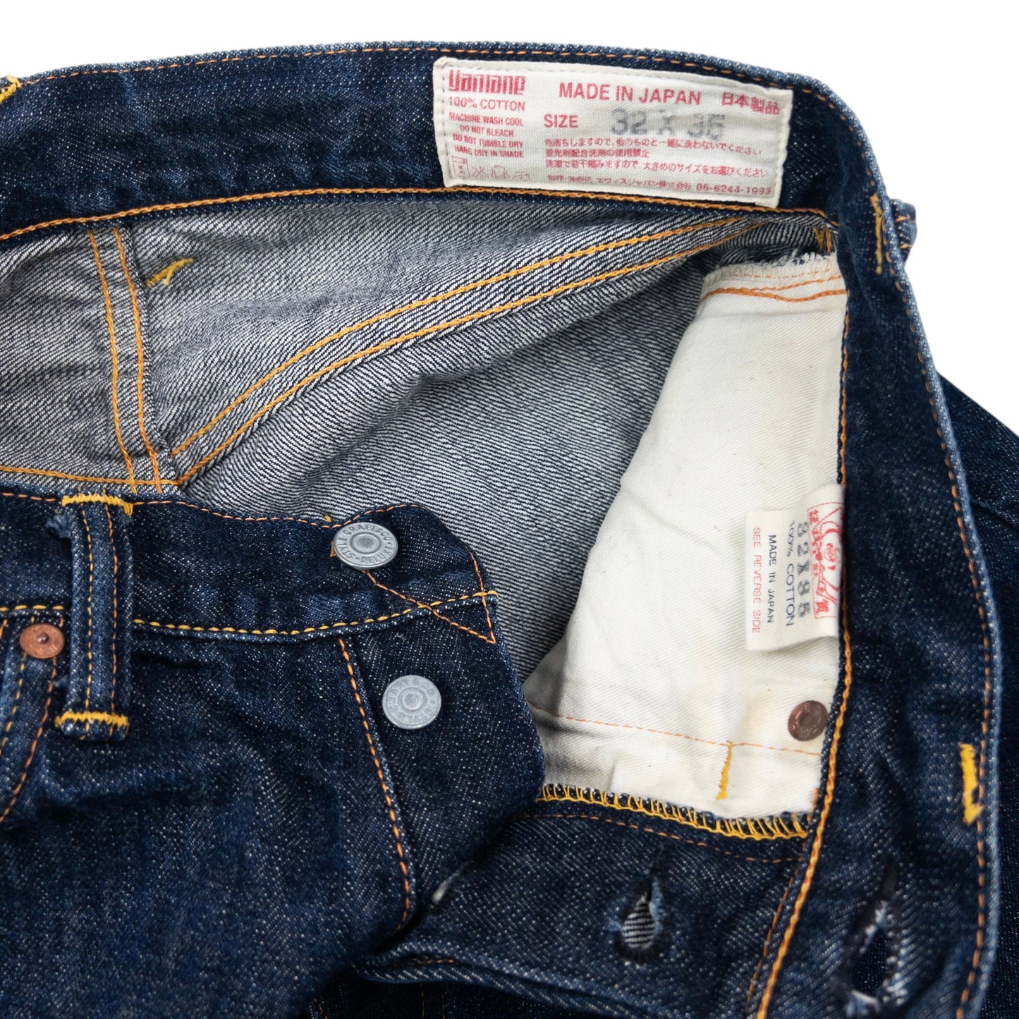 Vintage Evisu Painted Daicock Japanese Denim Jeans Size W29