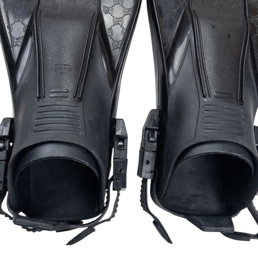 Vintage Gucci Monogram Swim Fin Flippers Size M-L