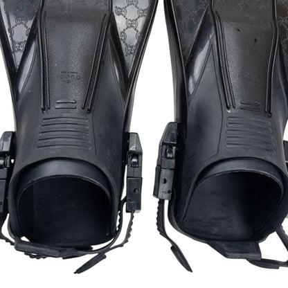 Vintage Gucci Monogram Swim Fin Flippers Size M-L