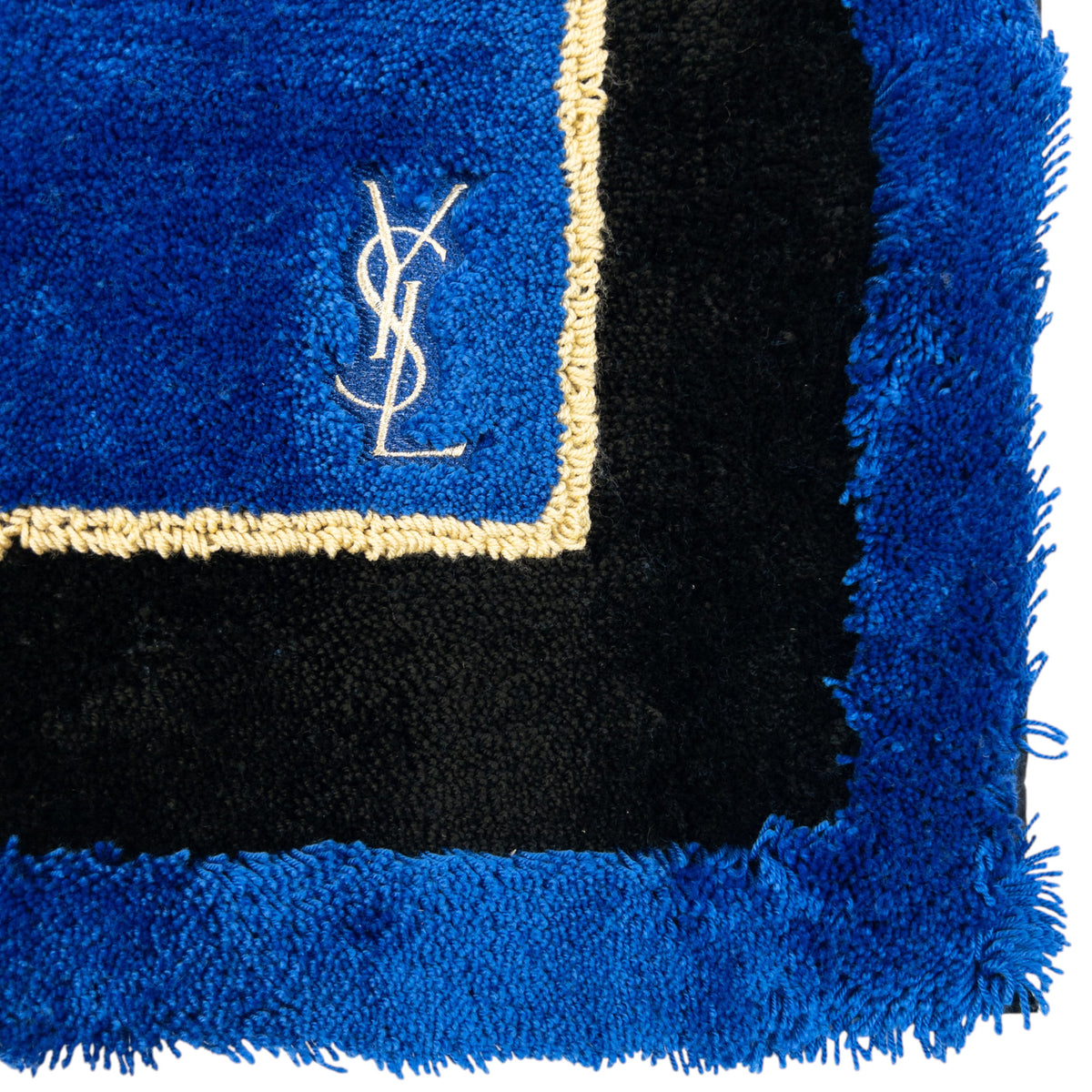 Vintage 80s YSL Yves Saint Laurent Small Rug