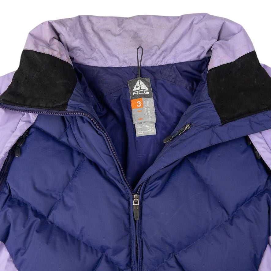 Vintage Nike ACG Zip Up Puffer Snowboarding Jacket Womens Size XXL
