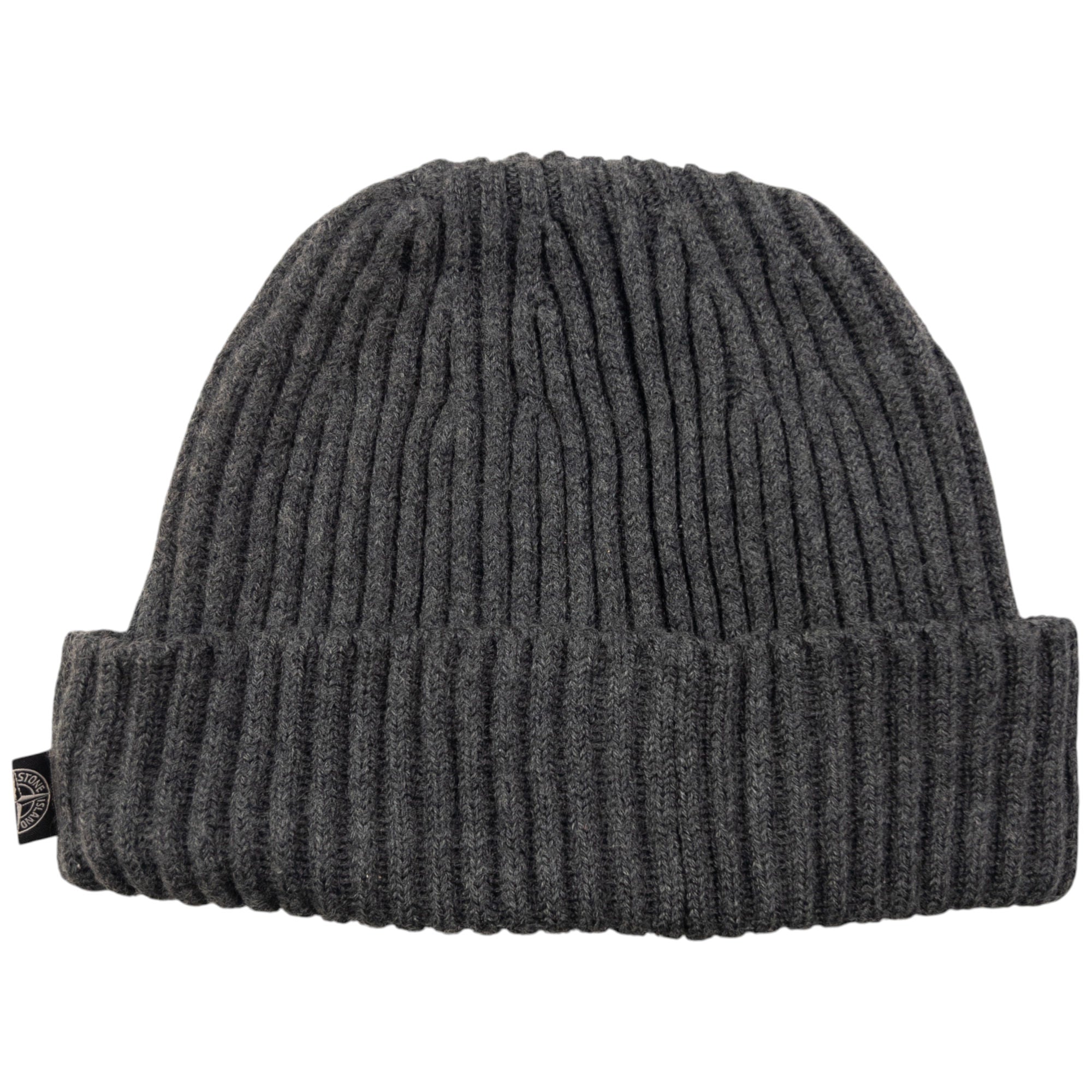 Vintage Stone Island Ribbed Knit Beanie Hat