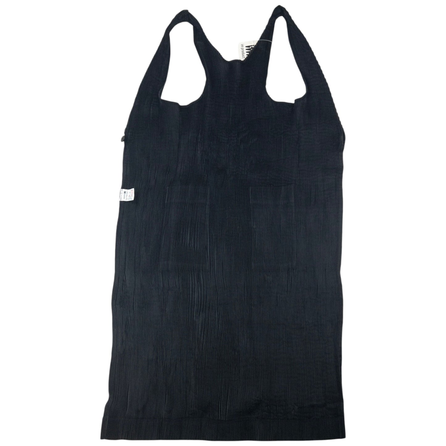 Vintage 90s Issey Miyake Pleated Longline Vest Dress Womens Size S