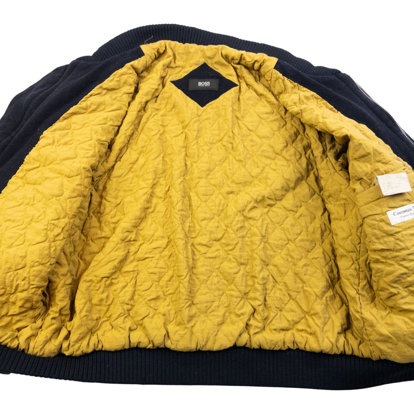 Vintage 90s Hugo Boss Cashmere Bomber Jacket Size L