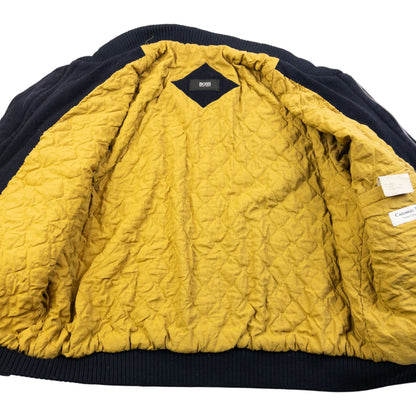 Vintage 90s Hugo Boss Cashmere Bomber Jacket Size L