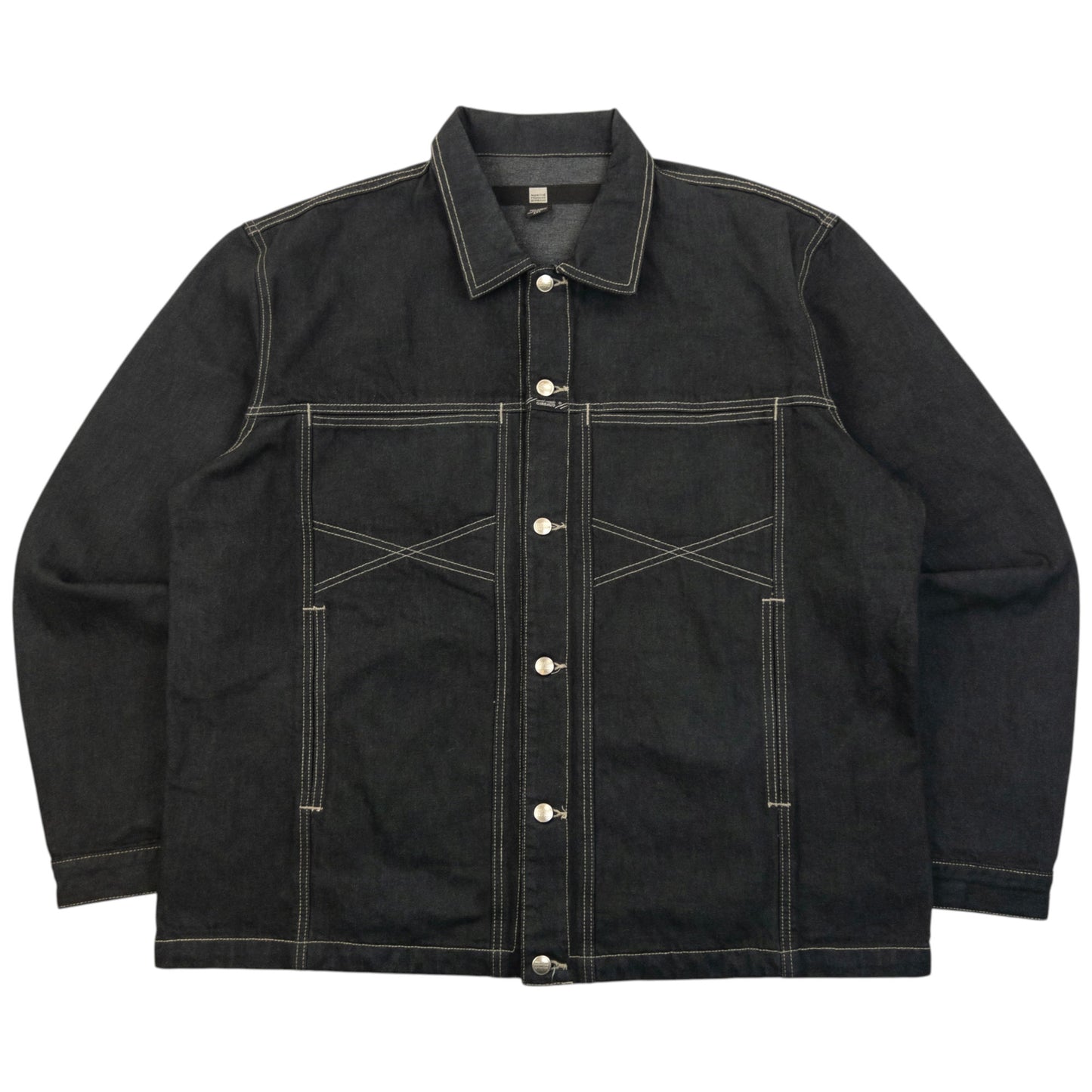 Vintage 2000s Marithe + Francois Girbaud Button Up Denim Jacket Size XXL