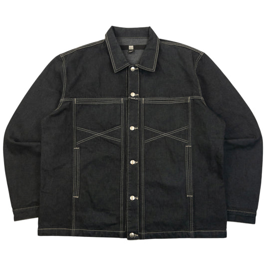 Vintage 2000s Marithe + Francois Girbaud Button Up Denim Jacket Size XXL