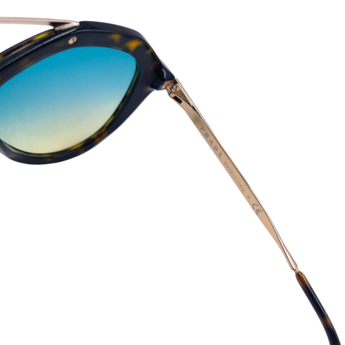Vintage 2000s Prada Tortoise Shell Sunglasses
