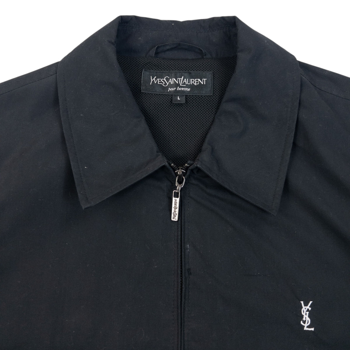 Vintage 2000s YSL Yves Saint Laurent Zip Up Jacket Size L