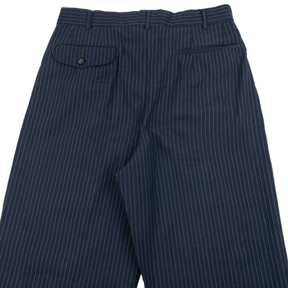 Vintage 90s Comme Des Garçons HOMME Pinstripe Pleated Trousers Size W30