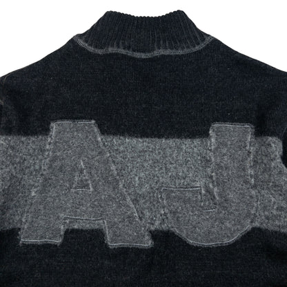 Vintage Armani Jeans Zip Up Jumper Size XS