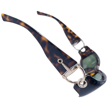 Vintage Gucci Horse Bit Tortoise Shell Sunglasses