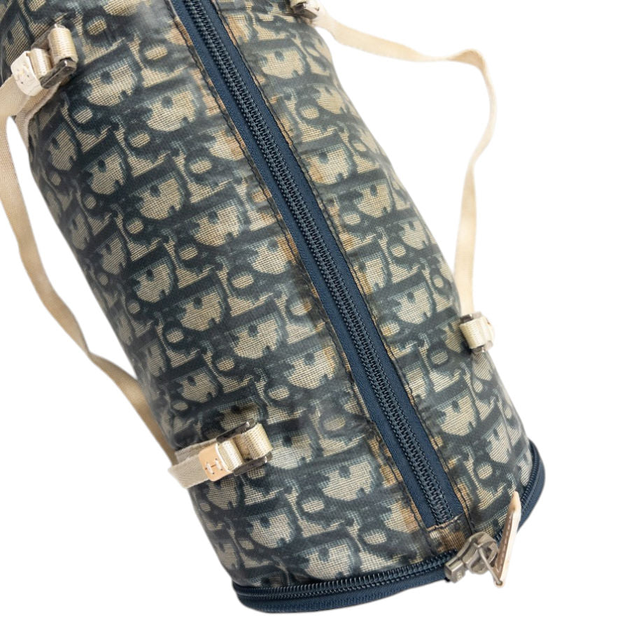 Vintage Dior Monogram Packable Barrel Shoulder Bag