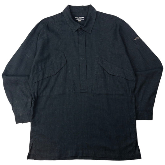 Vintage Issey Miyake Skyline Half Button Up Shirt Jacket Size L