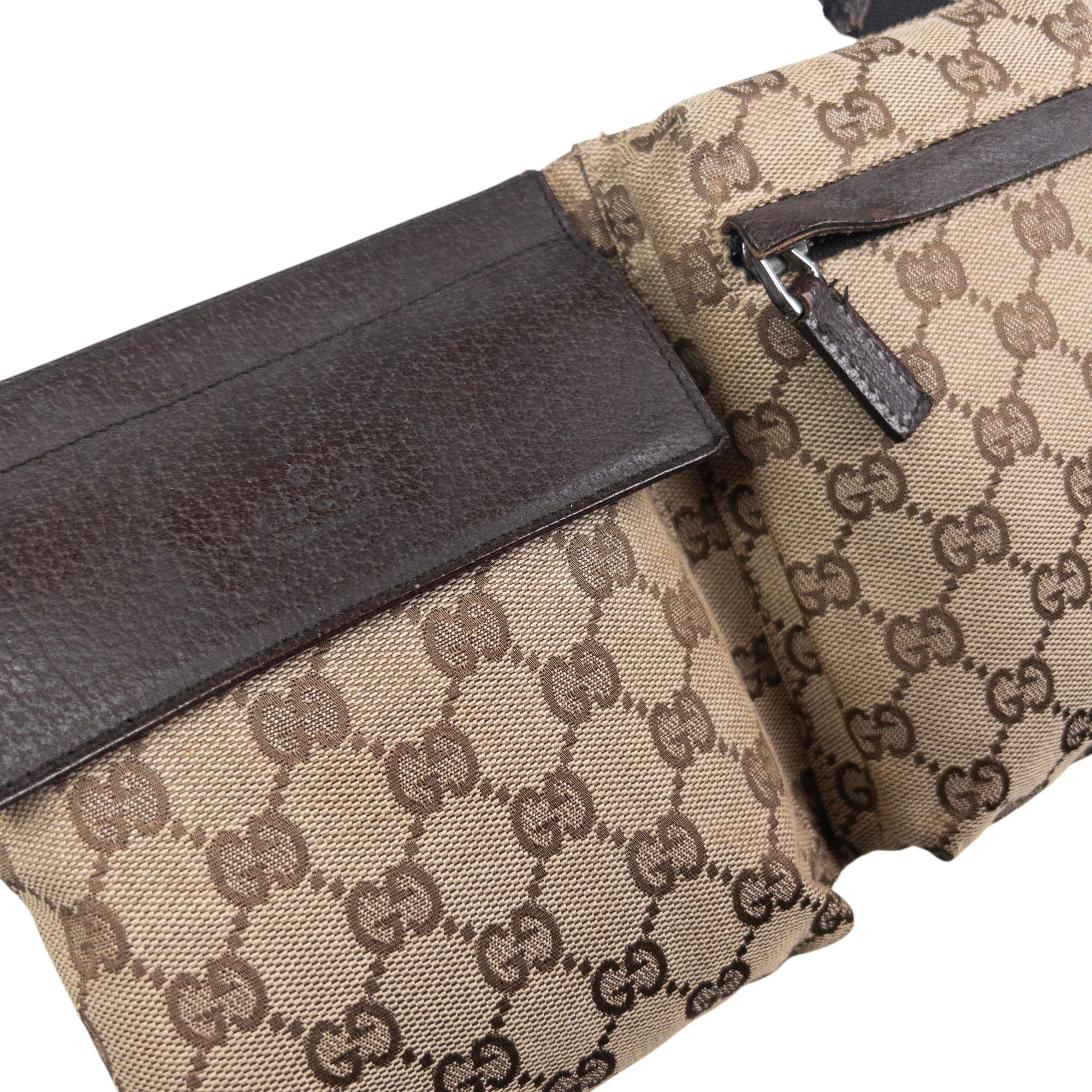 Vintage Gucci Monogram Crossbody Bag