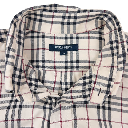 Vintage 2000s Burberry Nova Check Long Sleeve Button Up Shirt Size M