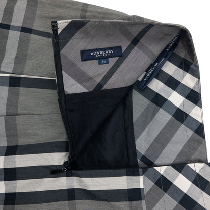 Vintage 2000s Burberry Nova Check Pleated Skirt Womens Size W25